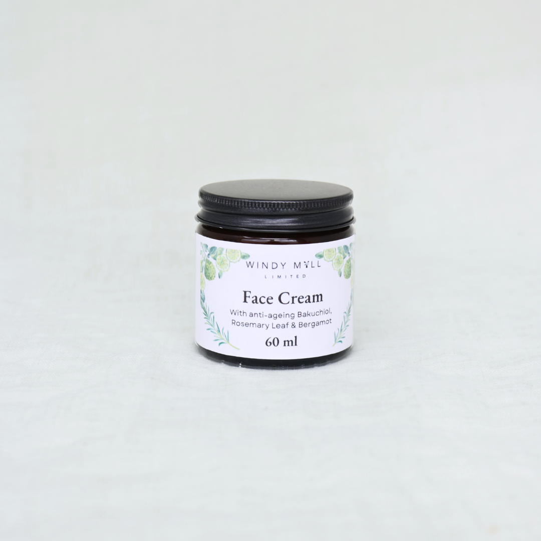 Face Cream with Bergamot, Bakuchiol and Rosemary Leaf Extract