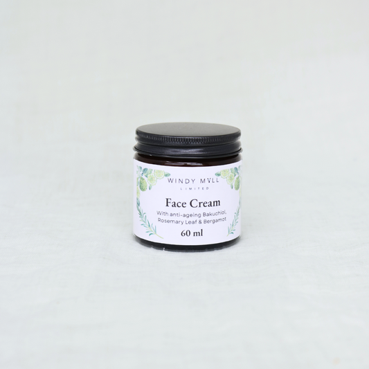 Face Cream with Bergamot, Bakuchiol and Rosemary Leaf Extract